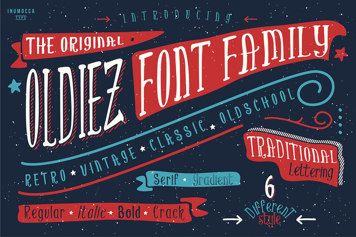 Oldiez Family Font