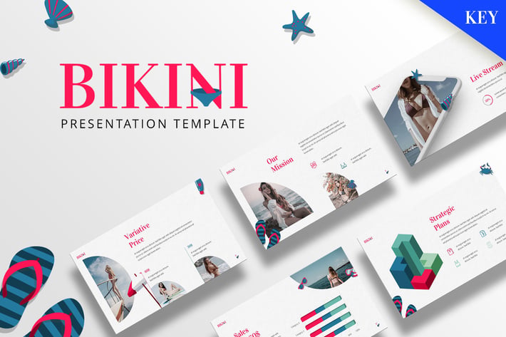 Bikini - Model Keynote Template