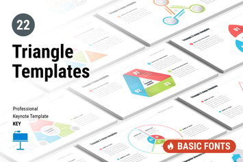 Triangle Keynote templates for MAC