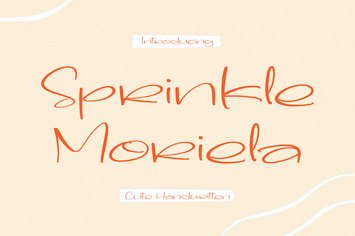 Sprinkle Moriela Handwritten Font