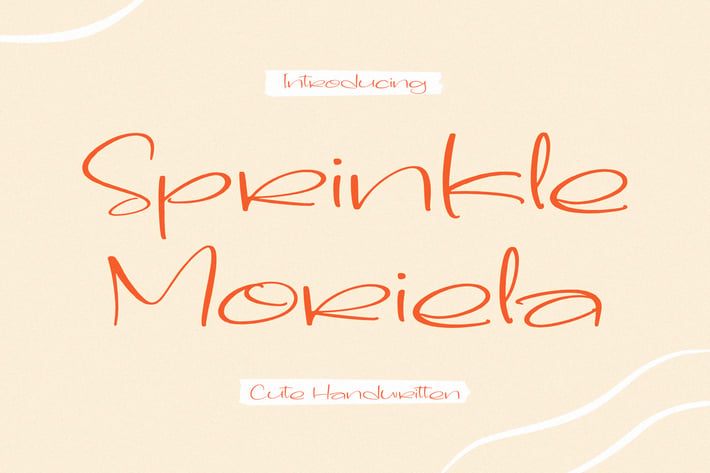 Sprinkle Moriela Handwritten Font