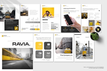 Ravia - A4 Powerpoint Template