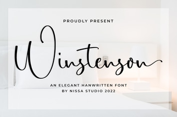 Winstenson - Wedding Font