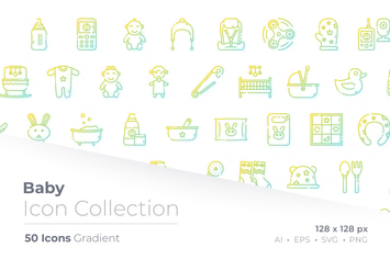 Baby Gradient Icon