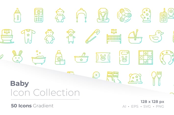 Baby Gradient Icon