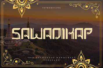 Sawadikap - Authentic Thai Typeface
