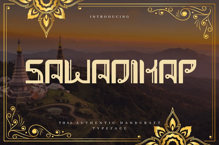 Sawadikap - Authentic Thai Typeface