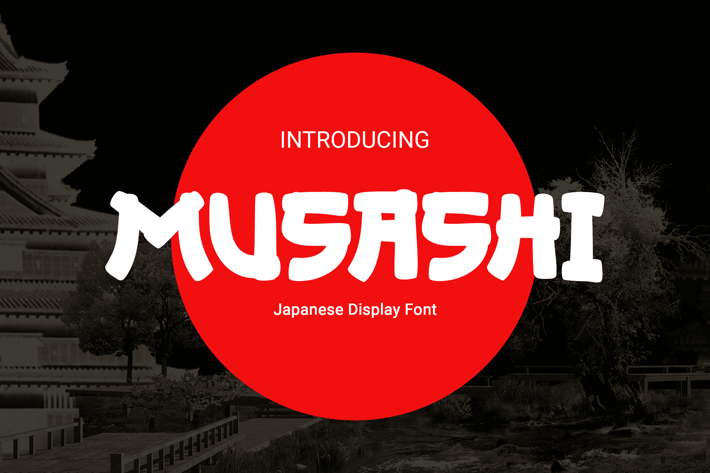 MUSASHI - Japanese Display Font