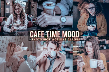 Cafe Time Photoshop Actions