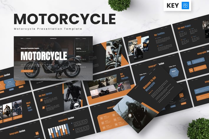 Motorcycle - Motorcycle Keynote Templates
