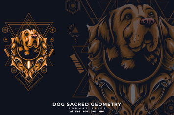 DOG SACRED GEOMETRY