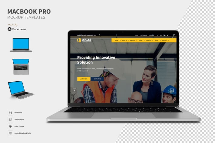 Macbook Pro vol.01 - Mock-up