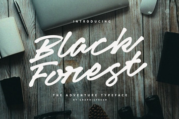 Black Forets Typeface Font