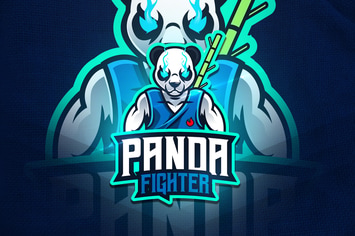 Panda Fighter - Mascot & Esport Logo