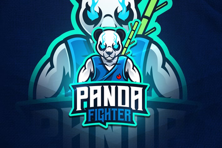 Panda Fighter - Mascot & Esport Logo