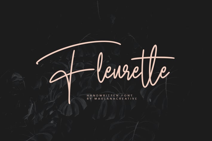 Fleurette Handwritten Font