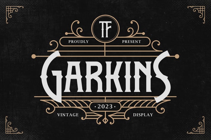 Garkins - Vintage Font Pack