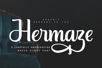 Hermaze | Carefully Handcrafted Brush Script