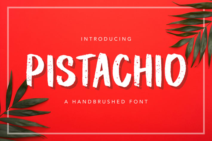 Pistachio Handbrushed Font