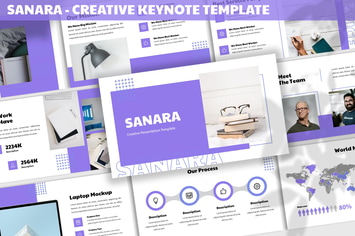 Sanara - Creative Keynote Template