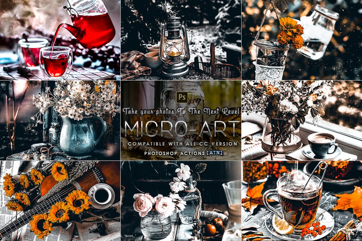 Micro-Art Photoshop Actions