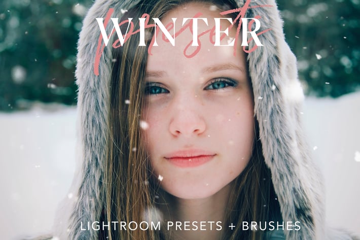 Winter Lightroom presets + Brushes