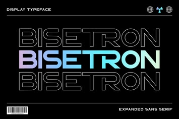 Bisetron - Business Font