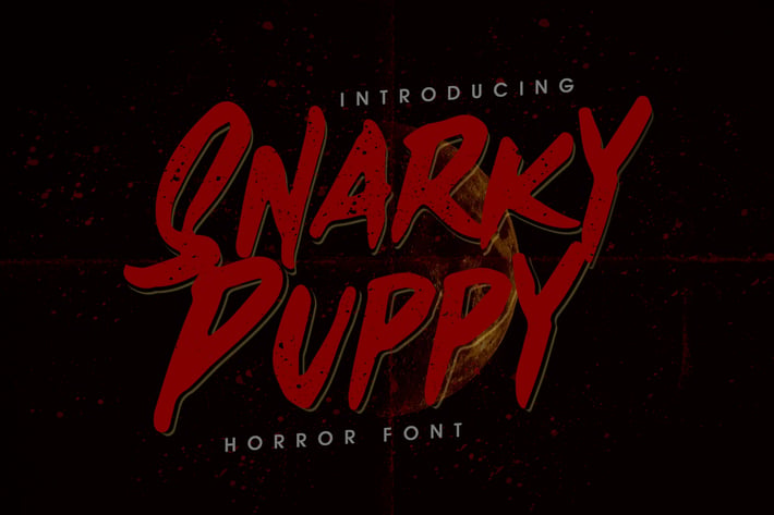 Snarky Puppy - Horror Font