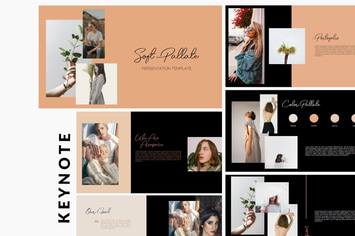 Soft Pallate Dark - Fashion Keynote Template