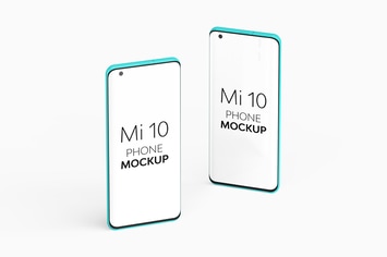 Mi 10 Phone Mockup