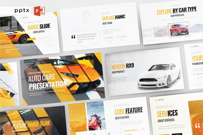 AUTO CARS - Powerpoint  V314