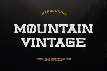 Mountain Vintage Font