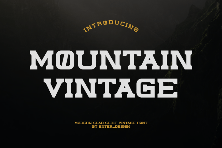 Mountain Vintage Font