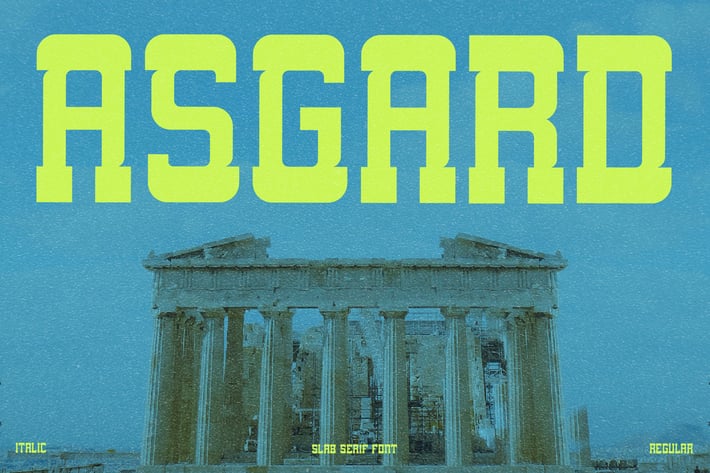 Asgard Slab Serif Font