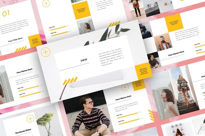 View - Creative PowerPoint  Template