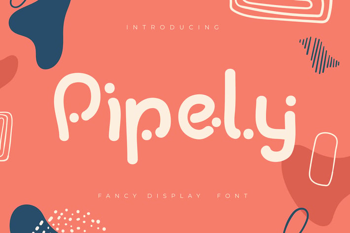 Pipely | Fancy Display Font