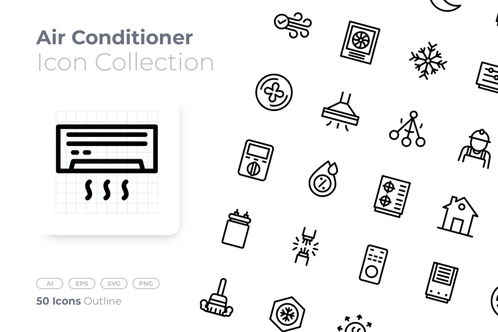 Air Conditioner Outline Icon