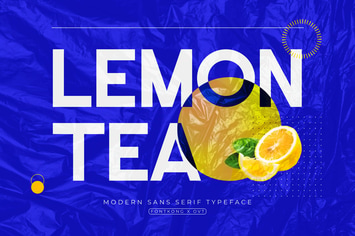 Lemon Tea - Modern Sans Serif Typeface