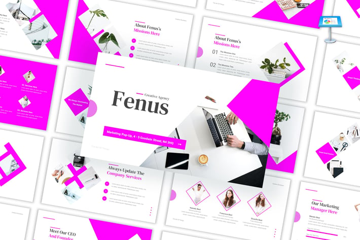 Fenus - Creative Agency Google Slides Template