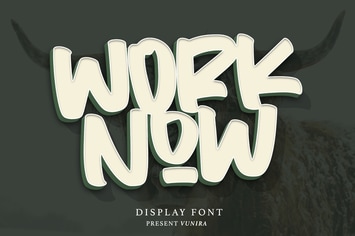  Worknow | Display Font