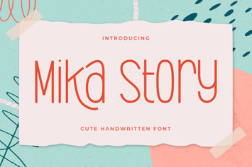 Mika Story – Cute Handwritten Font