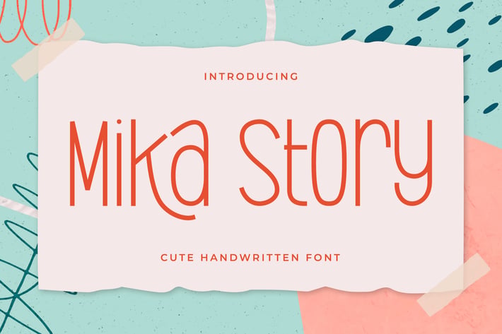 Mika Story – Cute Handwritten Font