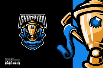 Trophy Esport Logo Template
