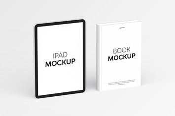 Book & iPad Mockup