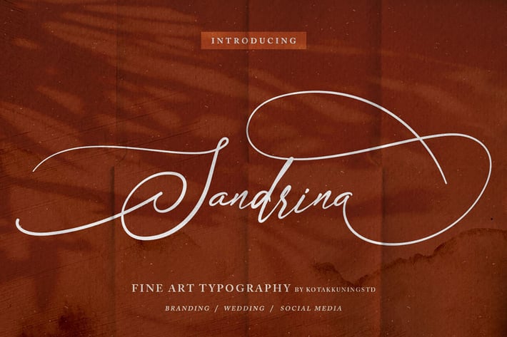 Sandrina - Elegant Calligraphy Script