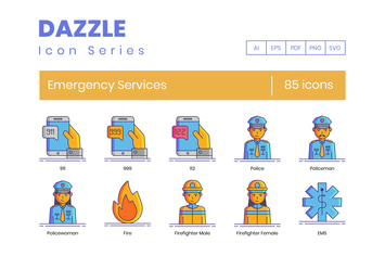 Emergency Services Icons