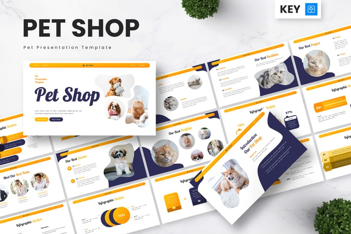 Pet Shop - Pet Keynote Templates