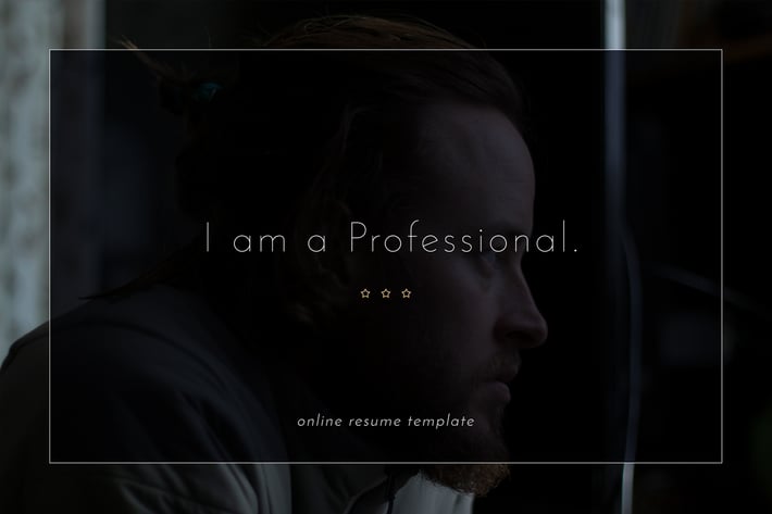 VSResume - Online CV / Resume Template