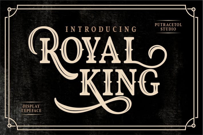 Royal King - Old Vintage Display Font