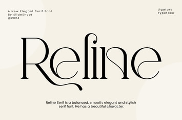Reline Serif Font